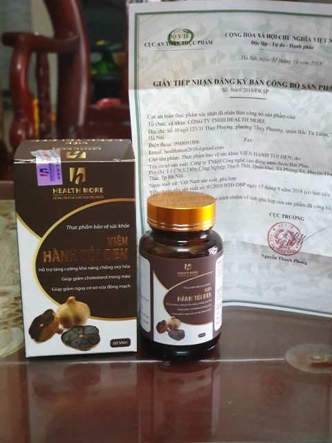 Viên hành tỏi đen health more