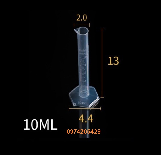 Ống đong nhựa 10ml