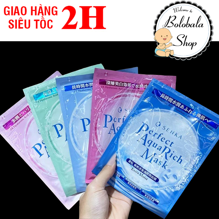 [HCM]Mặt nạ dưỡng da đàn hồi và sáng mịn SENKA 25ml
