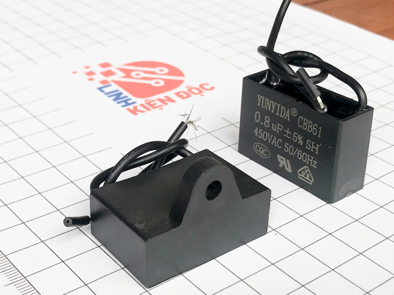 [ combo 2 chiếc ] Tụ quạt CBB61 0.8uF/450VAC
