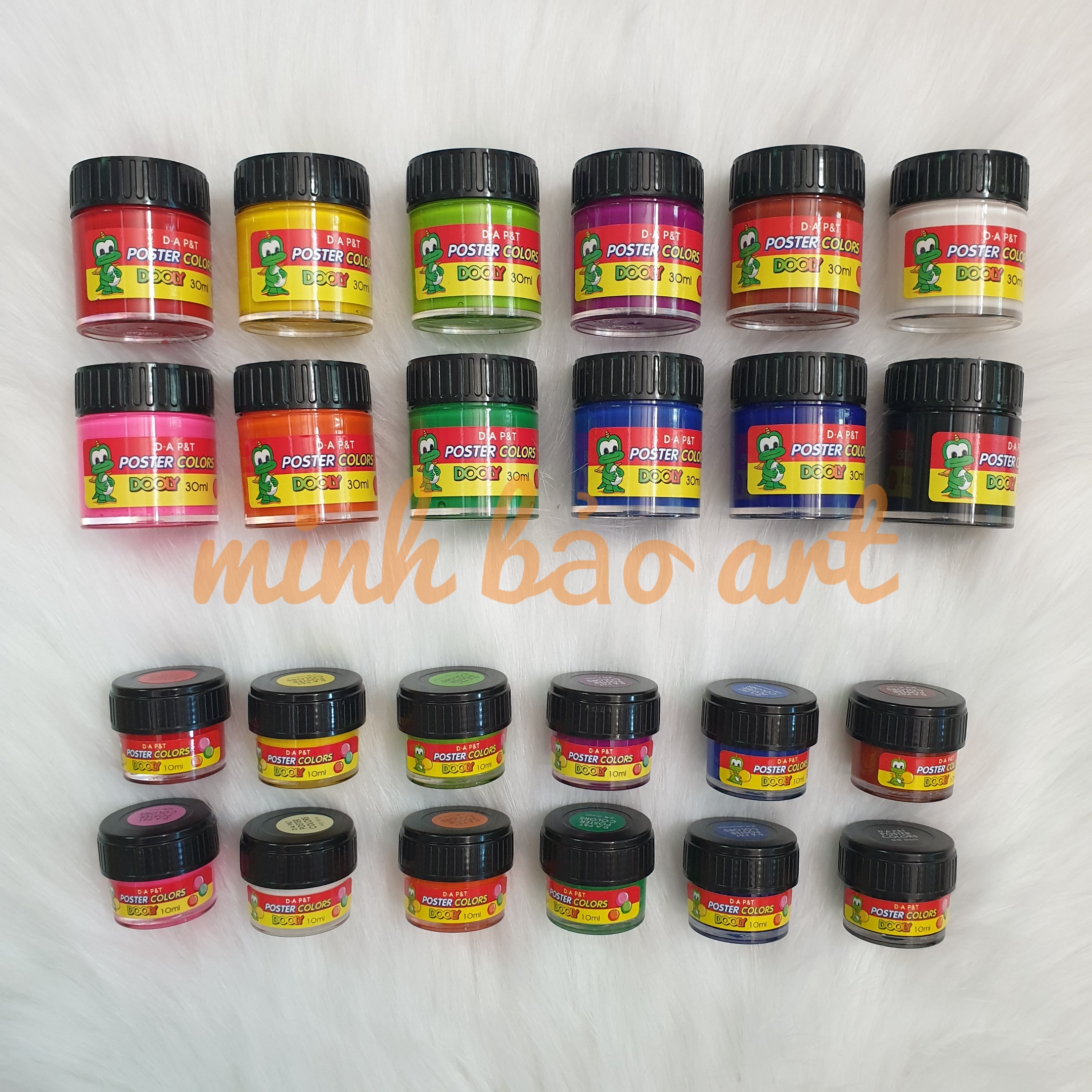 [HCM]MÀU BỘ POSTER DOOLY 10 ML / 30 ML (HÃNG D.A P&T - MÀU HÀN QUỐC)