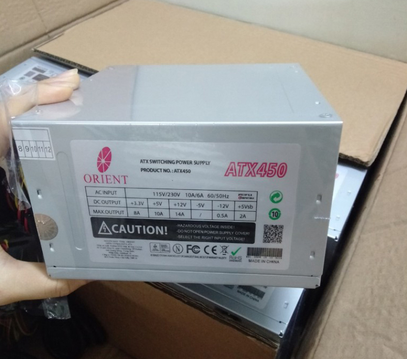 Giá Nguồn máy tính Orient ATX 450W (new)