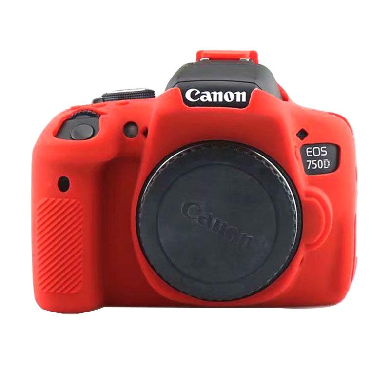 [HCM]Vỏ silicone bảo vệ cho máy ảnh CanonEOS 750D