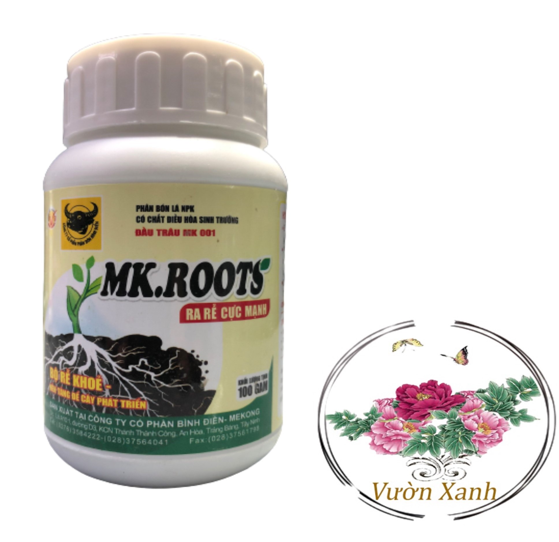 Phân bón lá đầu trâu mk roots - #327a# 100g