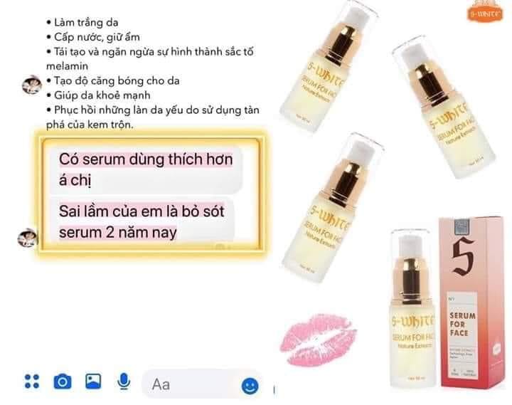 [HCM]SERUM GỪNG SWHITE ( mẫu mới - mẫu cũ màu đỏ )