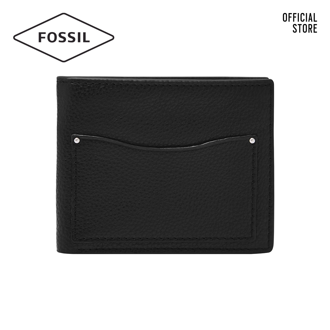 Ví da nam da thật Fossil Anderson ML4577001 - màu đen