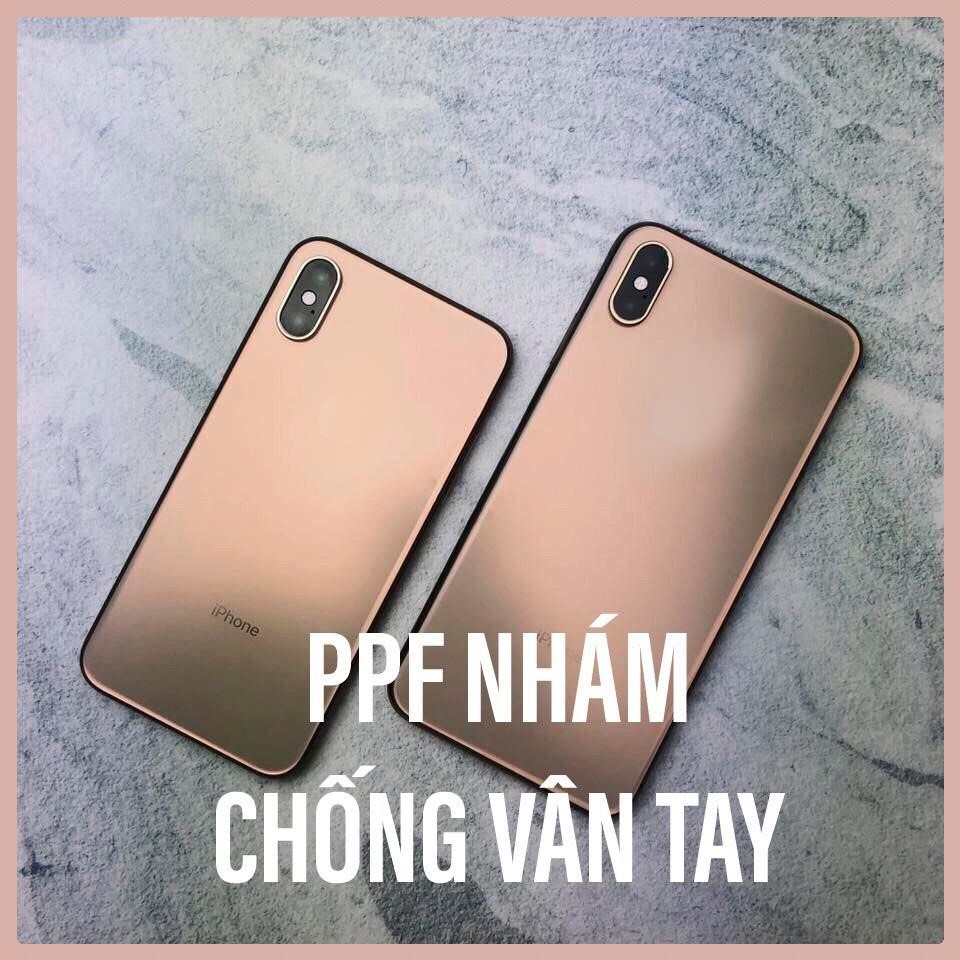 [HCM]Dán PPF NHÁM  ( tự hồi phục)  mặt sau và viền máy dành cho iPhone 15 15 plus 15 pro max 6/6s 6Plus/6sPlus 7/8 7Plus/8Plus X/Xs Xs Max/11/12/13(mini,Pro.ProMax)