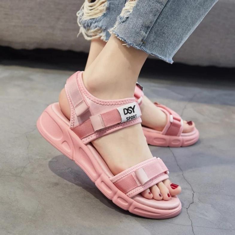 Sandal quai chữ DSY SPORT đẹp về 2 màu giá rẻ
