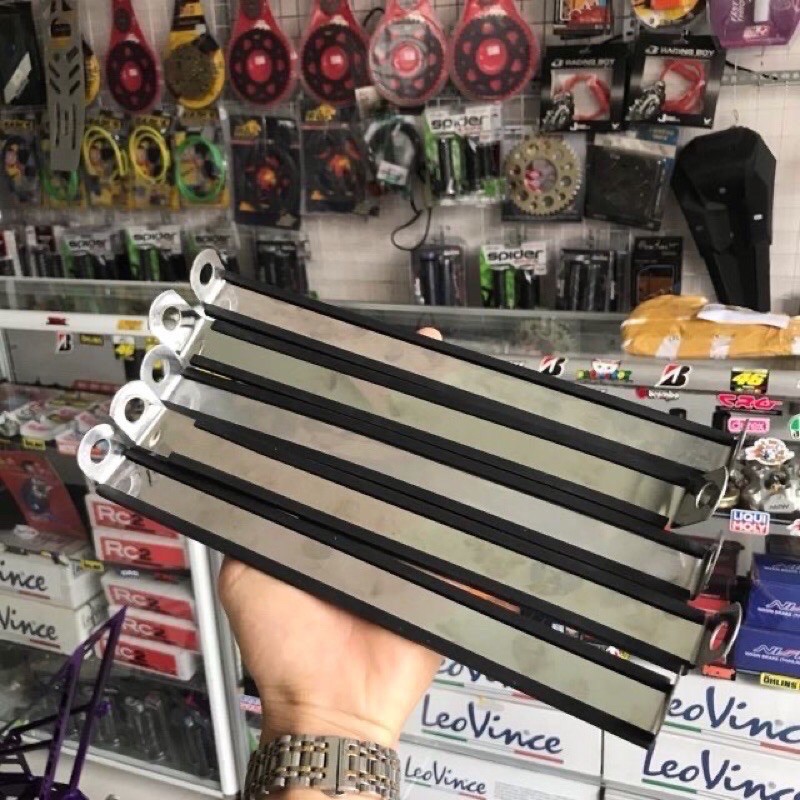 Pát Bas treo pô tăng inox , cho các loại pô tăng nổ " luôn cao su "