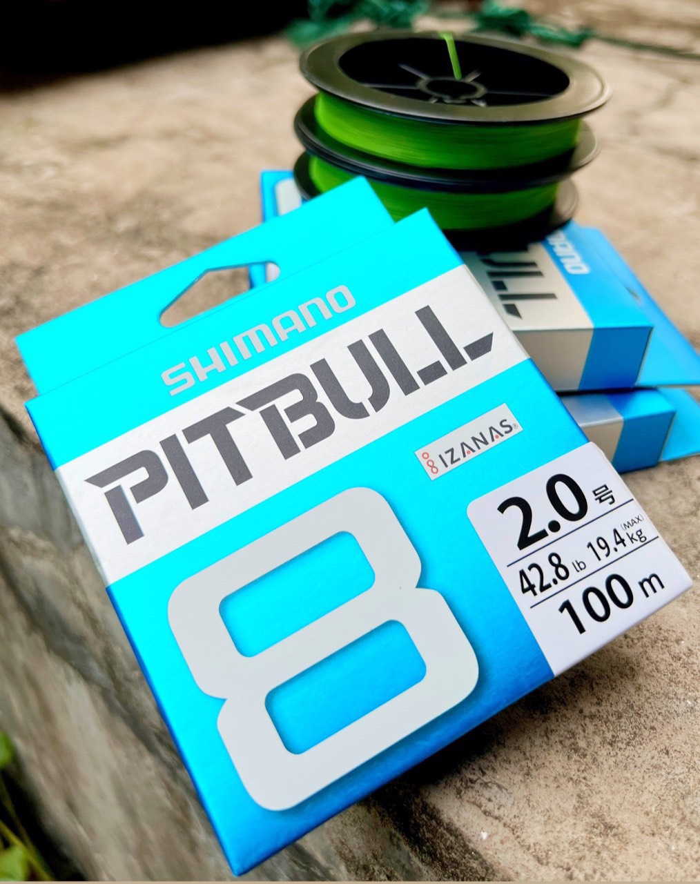 Dù Câu Cá PE Shimano PITBULL x8 100 m