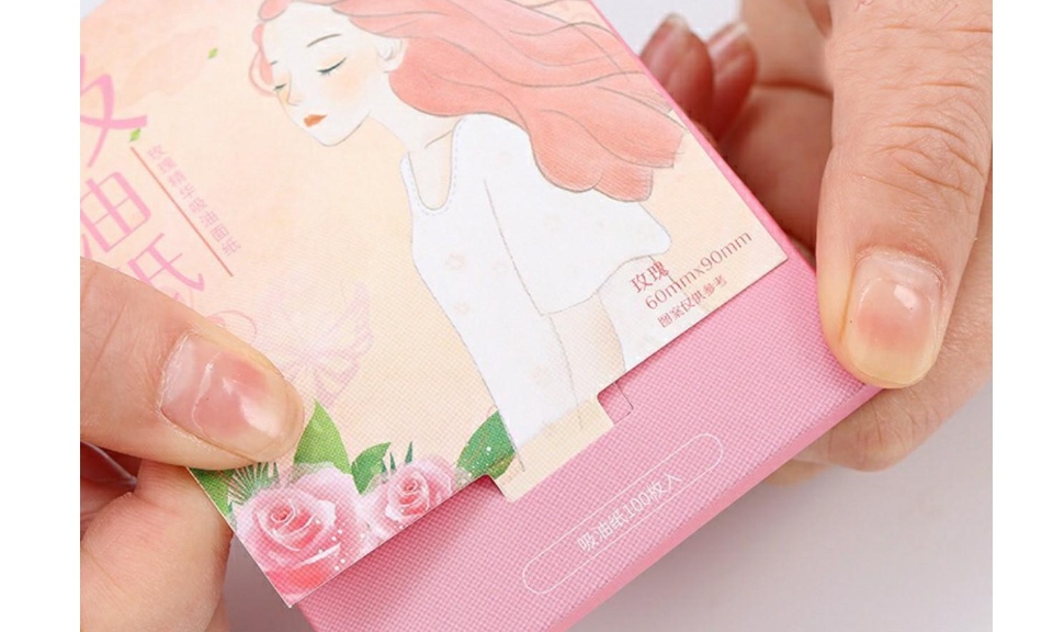 GIẤY THẤM DẦU 100 TỜ CÓ HƯƠNG THƠM