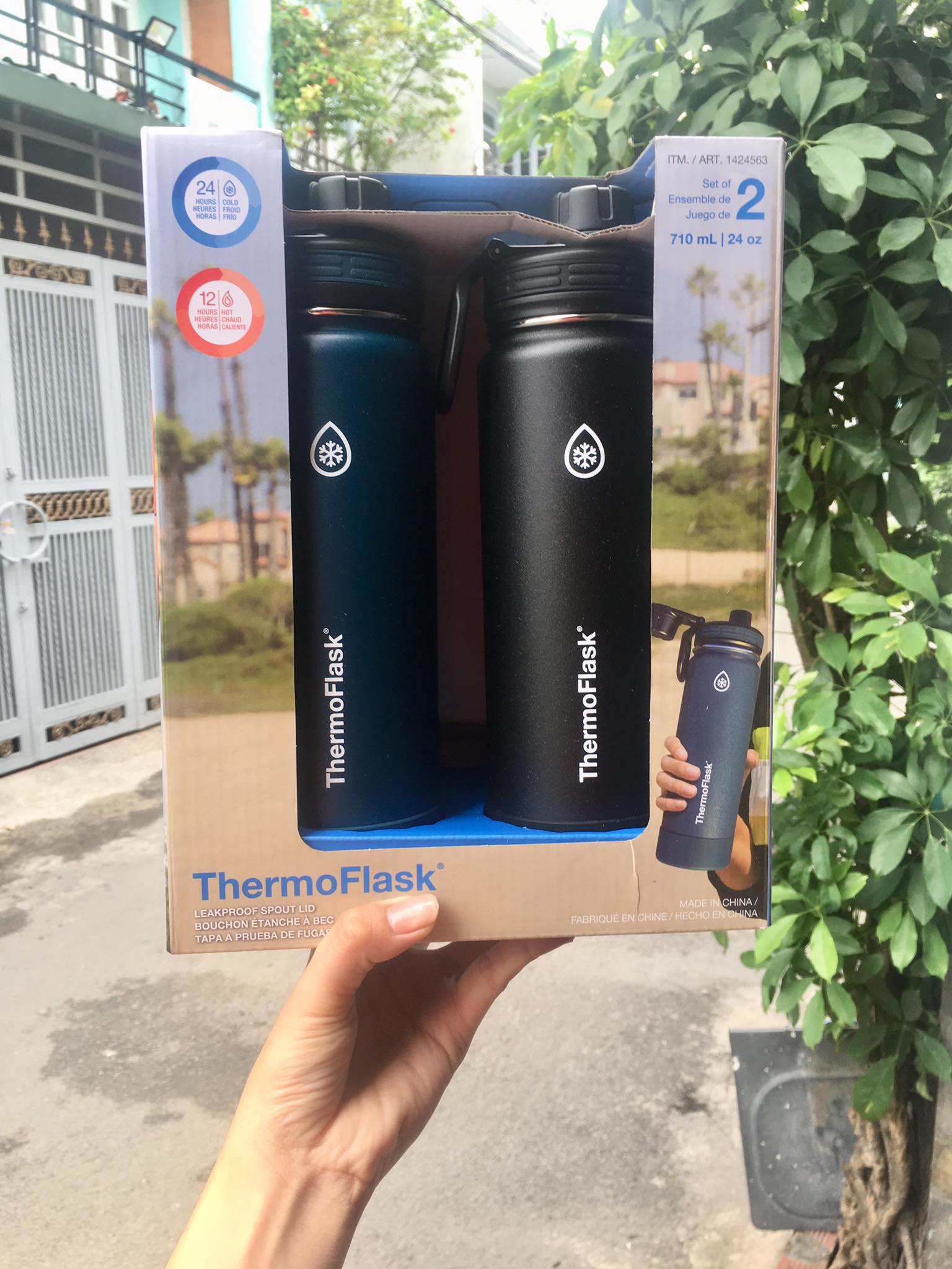 Bình giữ nhiệt ThermoFlask 710ml ( loại 1 nắp và 2 nắp)