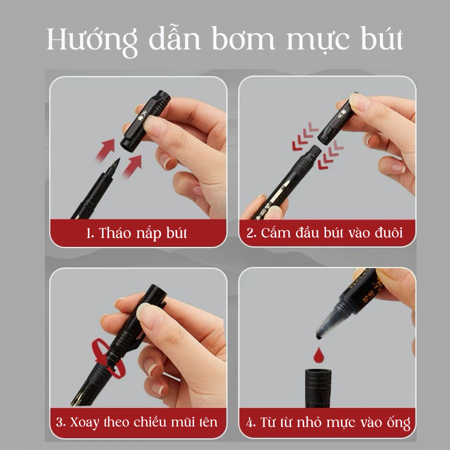 Bút Baoke Viết Thư Pháp, Calligraphy