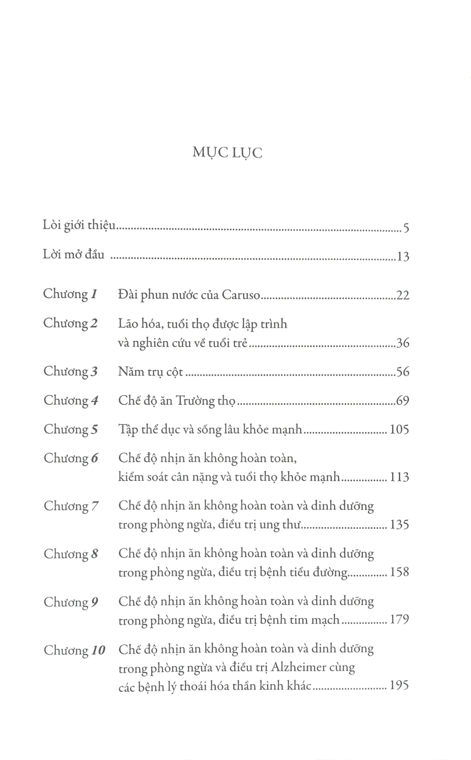 Sách - Chế Độ Ăn Trường Thọ
