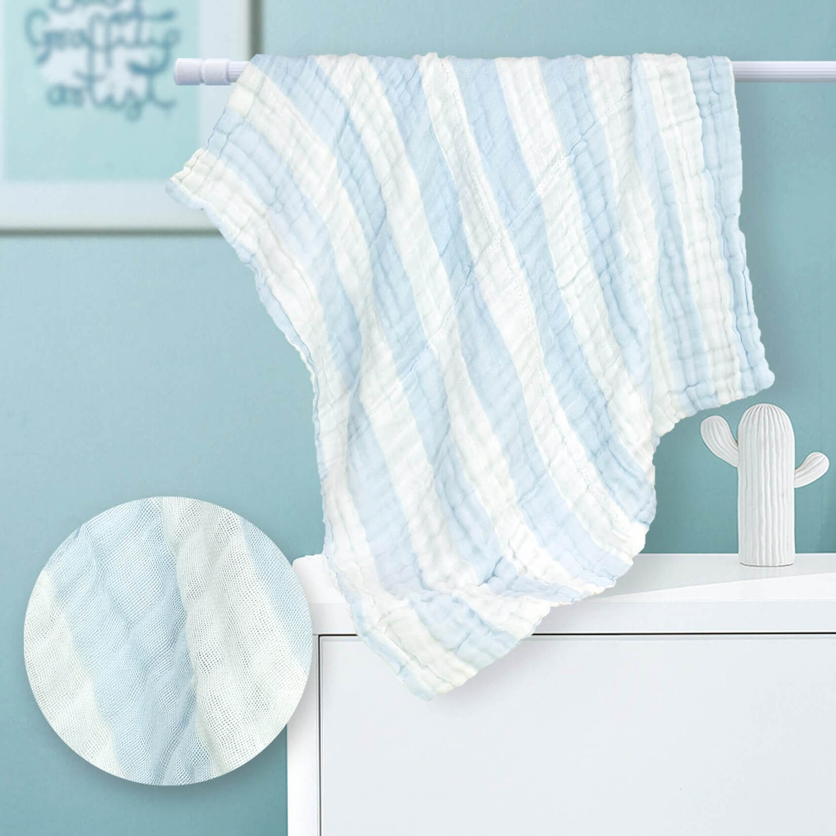 Khăn Tắm Đa Năng Cho Bé Sơ Sinh Goodmama SET 2 Chiếc 68*70cm