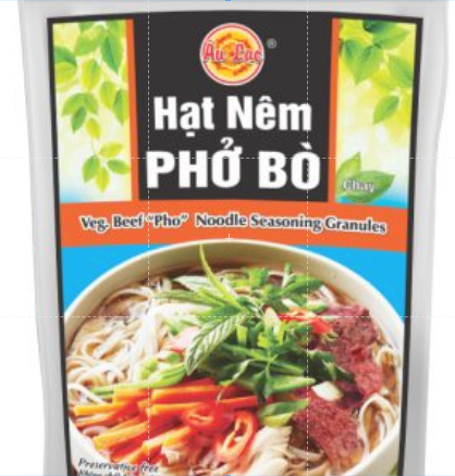 Hạt nêm phở bò chay âu lạc 90g/500g