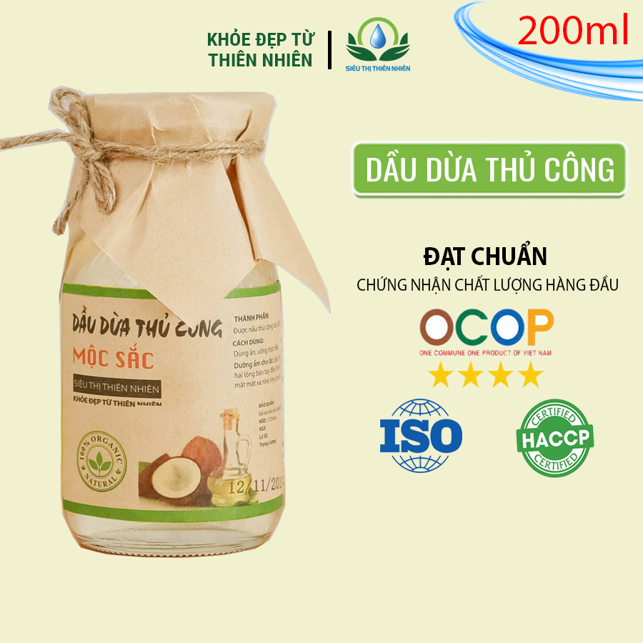 Dầu dừa thủ công Mộc Sắc cao cấp 500ml