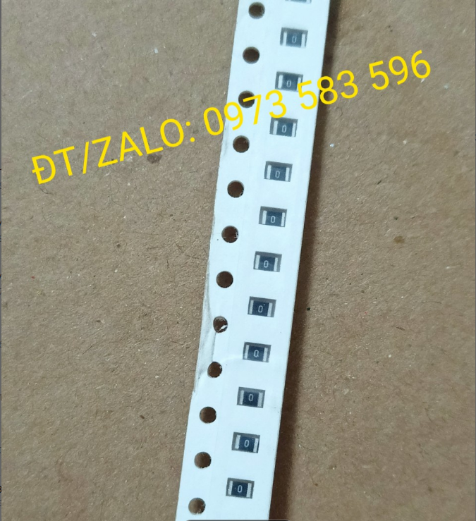 Điện Trở Dán 0 0R 0805 1/8W (100 con/Túi)