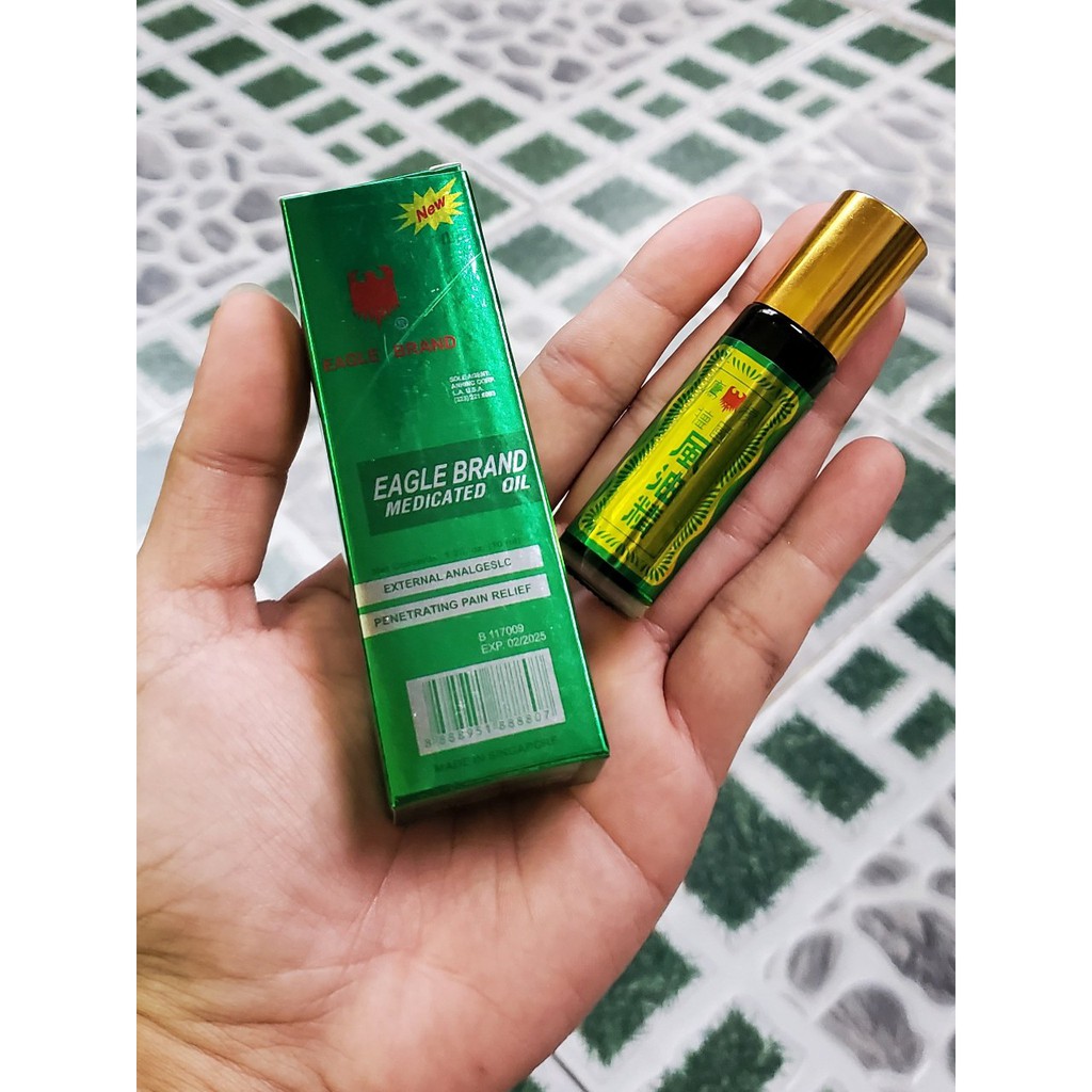[HCM]DẦU GIÓ XANH HIỆU CON Ó DẠNG LĂN 10ml