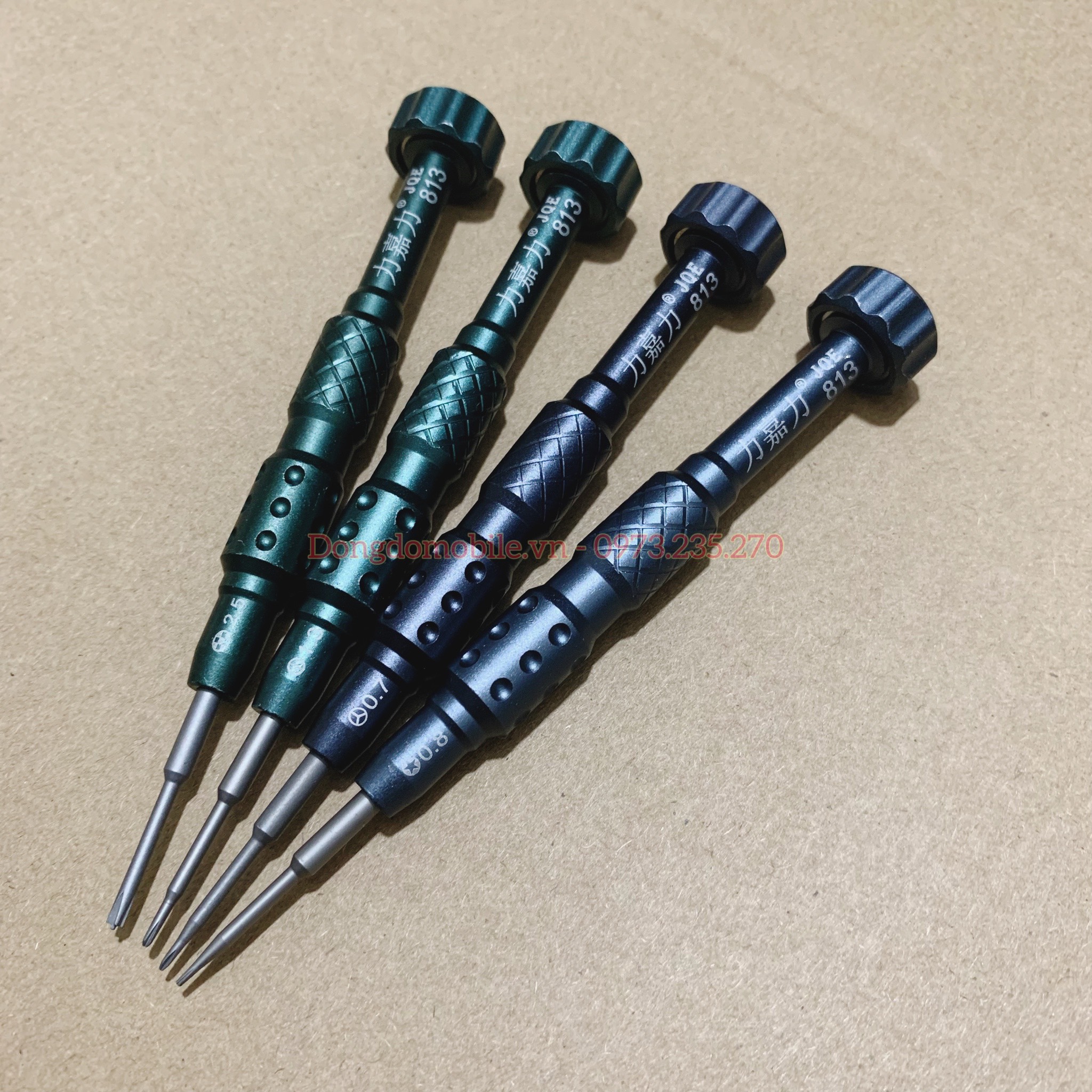 Tovit tháo mở điện thoại JQE-813 cao cấp ( 3 cạnh - 4 cạnh - 5 Cạnh - 4 cạnh Trụ)