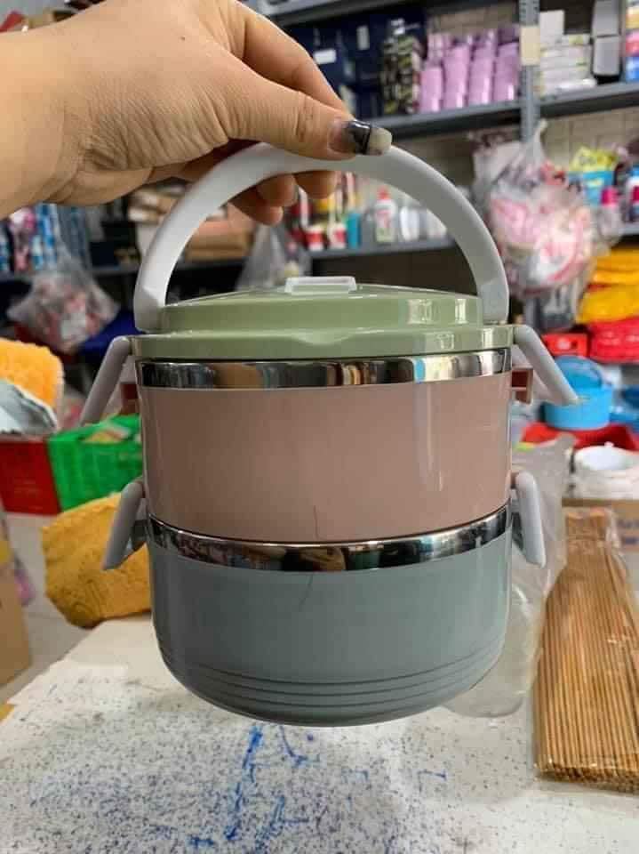 Cặp lồng inox 4 tầng - hộp cơm inox 4 tầng
