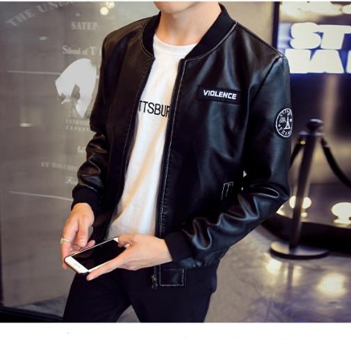 [25-27.4 Hoàn tiền 15%] ÁO KHOÁC DA NAM KIỂU BOMBER TRẺ TRUNG NĂNG ĐỘNG CÁ TÍNH CHO CÁC BẠN TRẺ - RISE SHOP