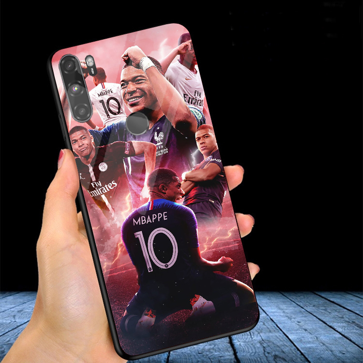 Ốp lưng vsmart active 3 mặt lưng kính 3d cao cấp, in hình cầu thủ bóng đá