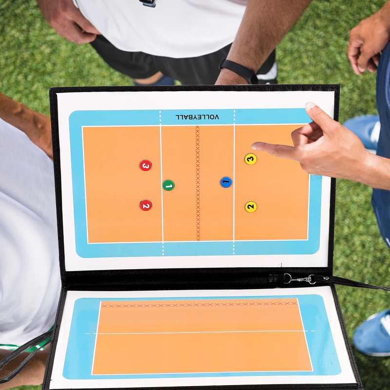 MOVTOTOP Leather Tooling Board Writing Board Tool Whiteboard Coaching Volleyball