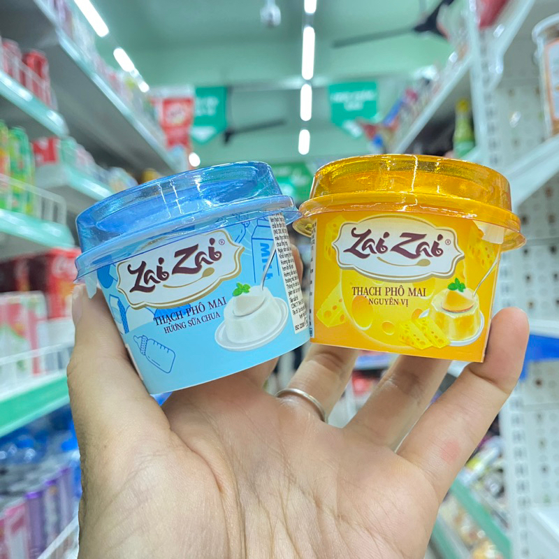 Zai Zai Cheese Jelly Duc Hanh - Box of 6 Pudding Jars