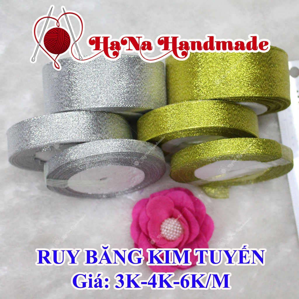 ruy băng kim tuyến (bán theo 1 mét)