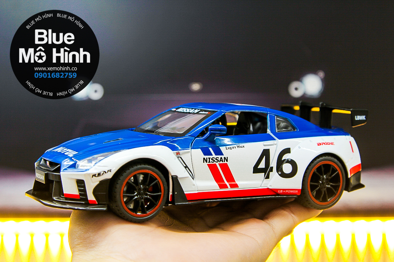 Blue mô hình | Xe mô hình Nissan GTR 1:24