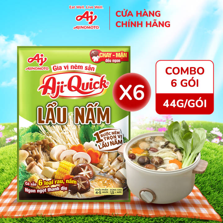 Combo 6 Gói Gia Vị Nêm Sẵn Aji-Quick®&hellip;
