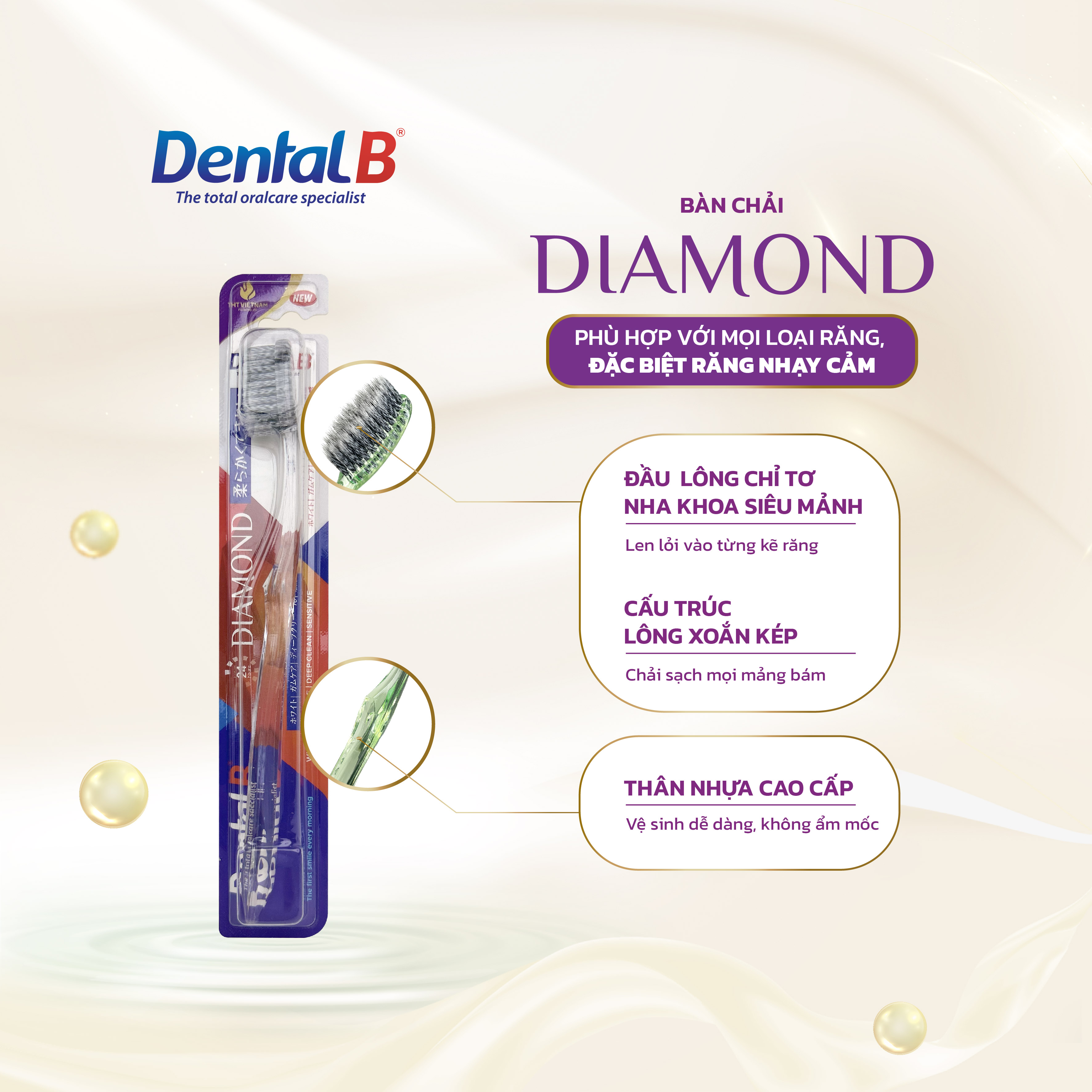 Bàn chải đánh răng Dental B Diamond