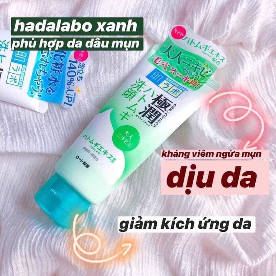 Sữa rửa mặt TẠO BỌT Hada Labo tuýp NHẬT BẢN