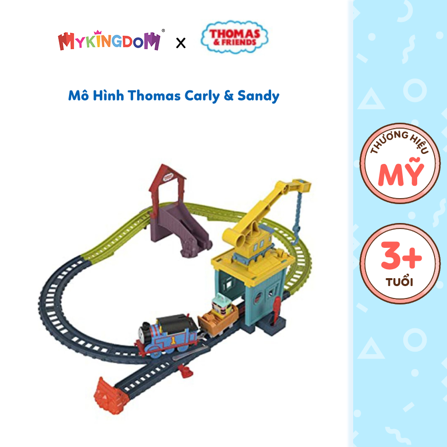 Đồ chơi thomas friend mô hình thomas carly & sandy hdy58