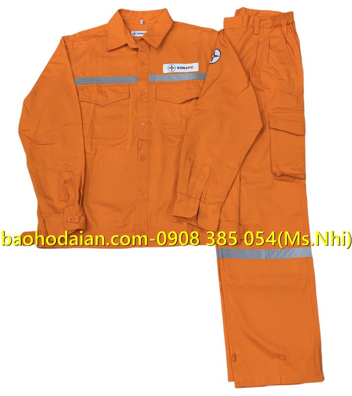 Quần Áo Lao Động Dành Cho Ngành Điện Lực, Chất Liệu Vải Đúng Tiêu Chuẩn, Mẫu Mã May Phối  Màu Thời Trang