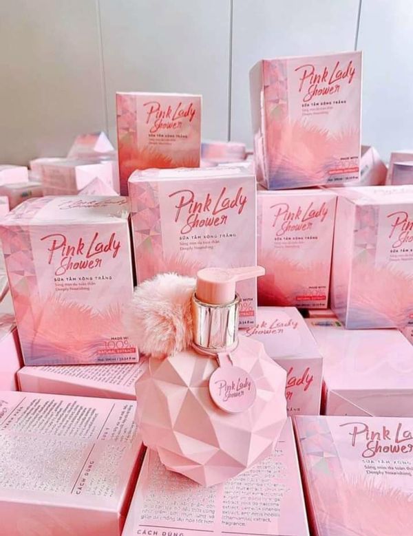 [HCM]Sữa tắm xông trắng Pink Lady Shower