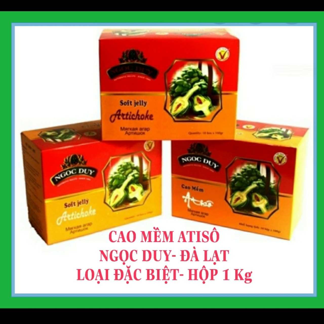 Cao mềm atisô Ngọc Duy Đà Lạt