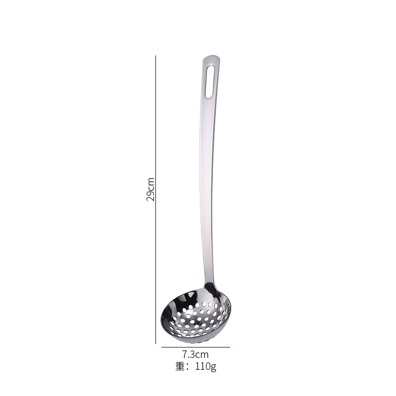 Môi múc canh inox 304 Hàn Quốc đúc lỗ vuông