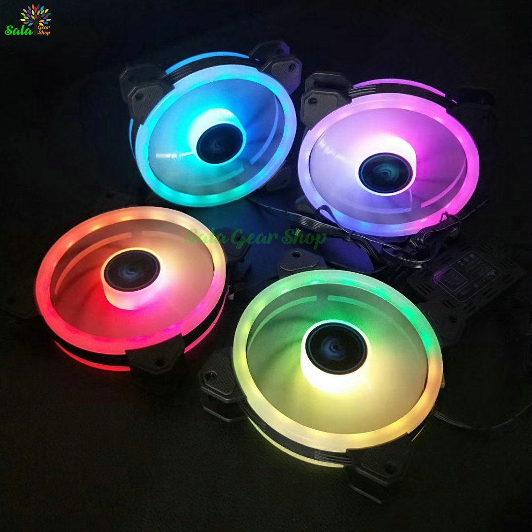 [HCM]Quạt Tản Nhiệt Coolmoon V4 RGB Aura