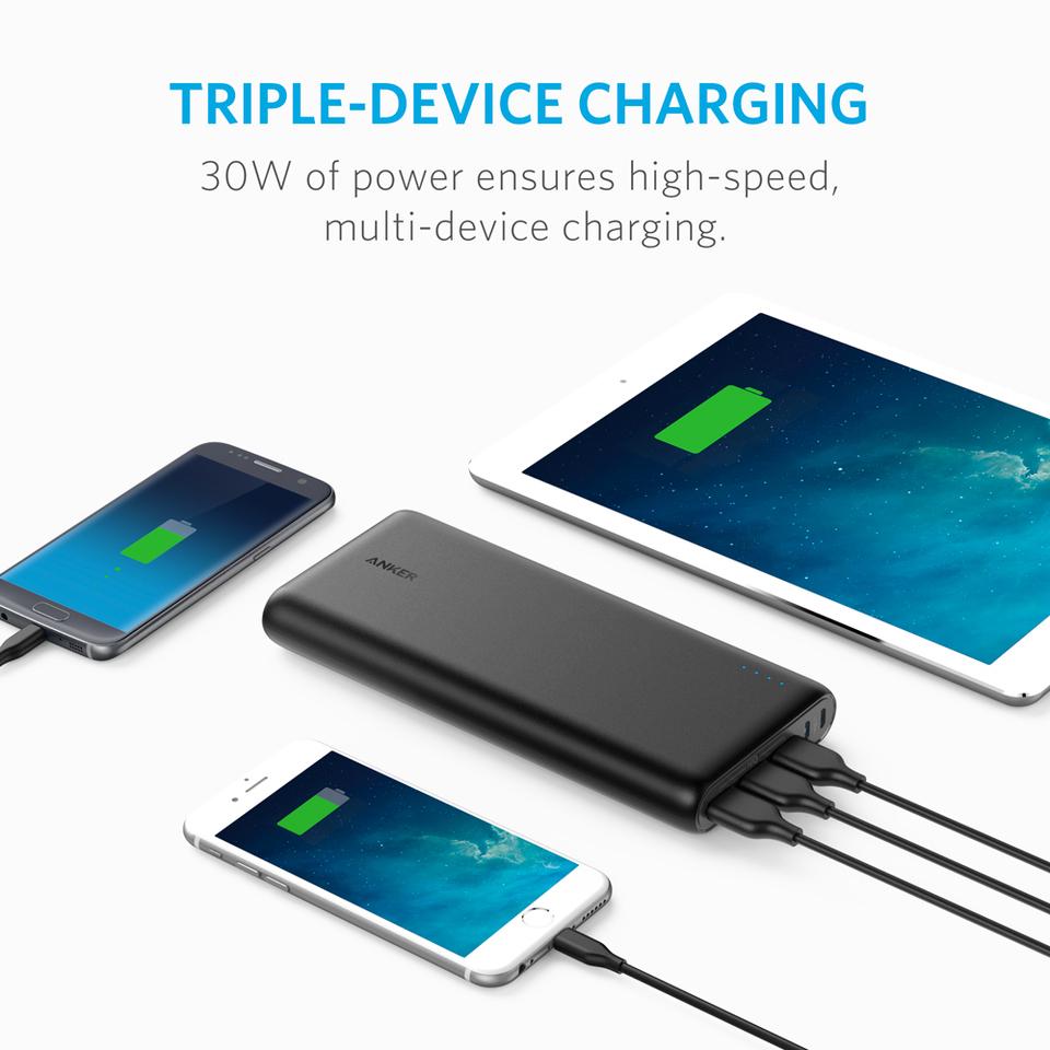 Sạc dự phòng ANKER PowerCore 26800mAh - A1277