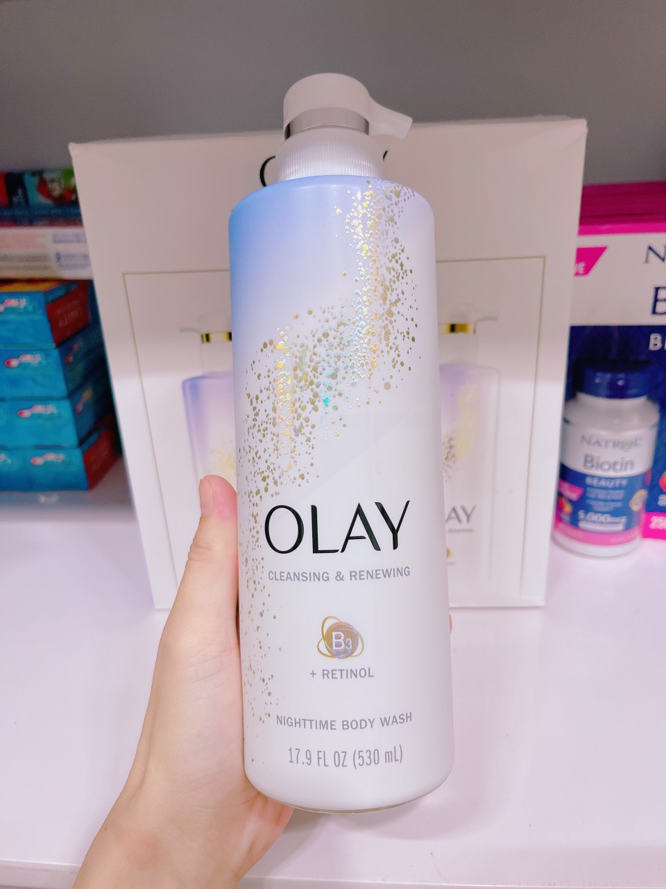 [HCM]Sữa tắm trắng da giảm thâm Olay-Retinol
