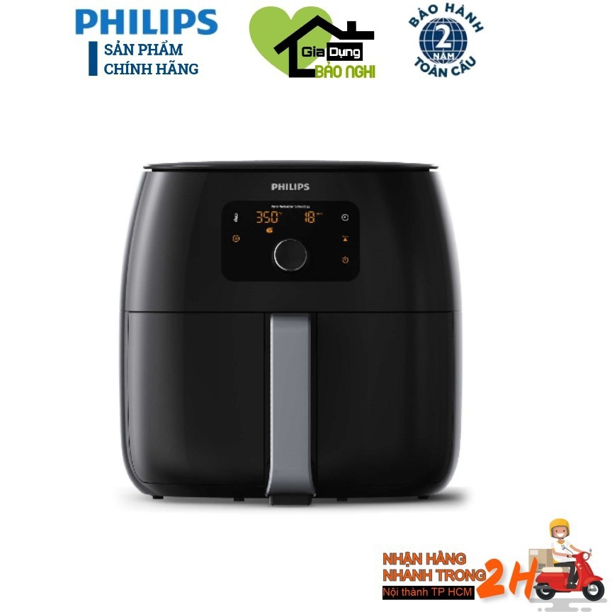 [HCM][Trả góp 0%]Nồi chiên không dầu philips HD9654