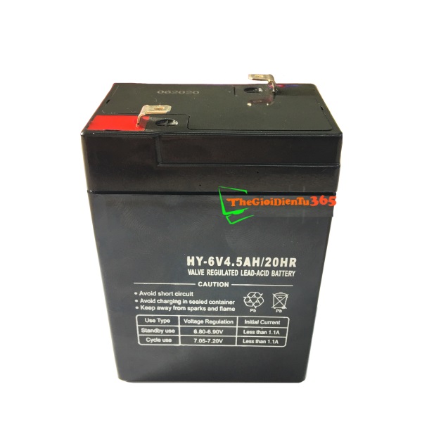 Bình ắc quy 6v 4.5ah