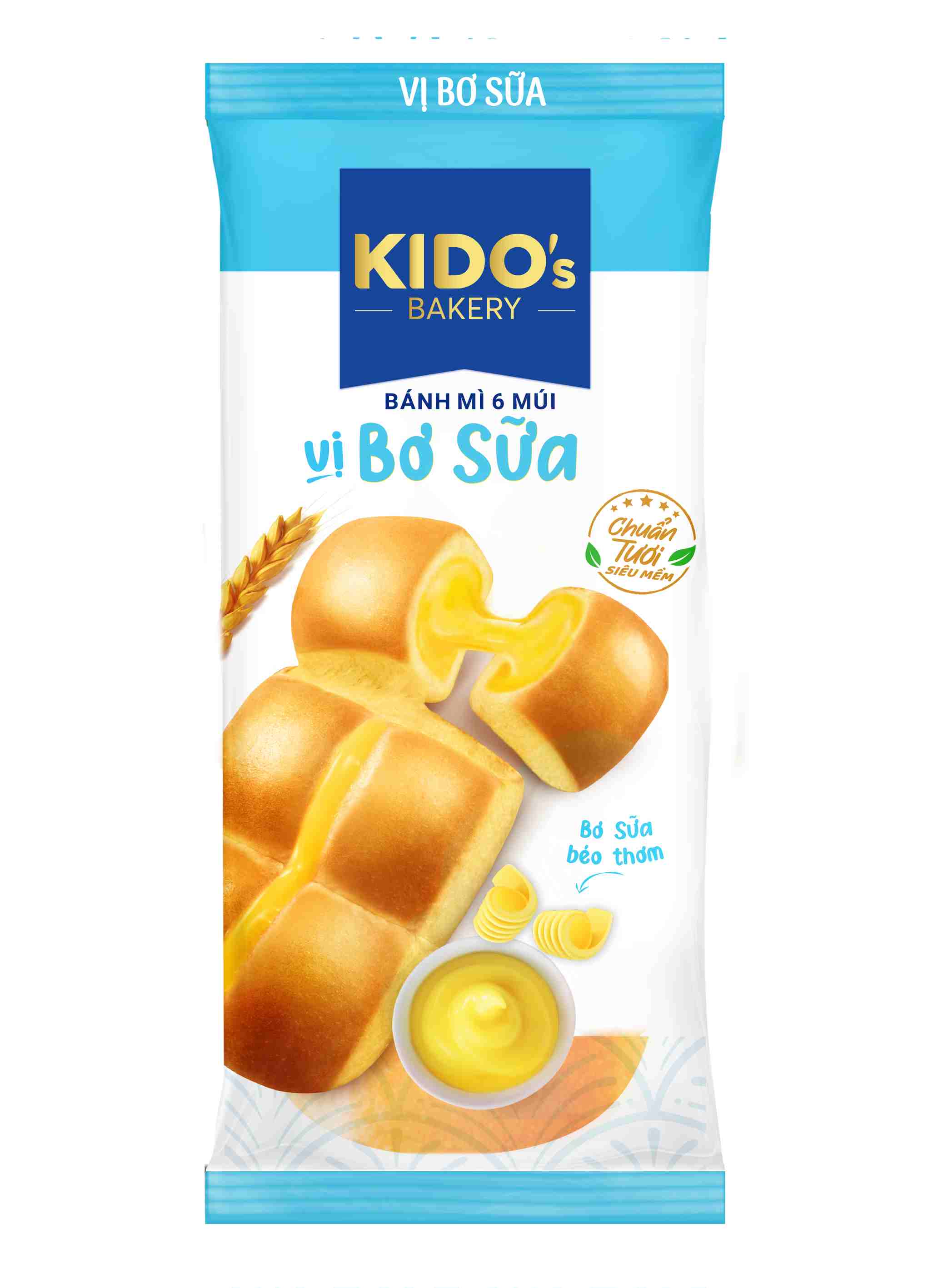 Bánh Mì Tươi Kido 6 Múi Combo 5 cái