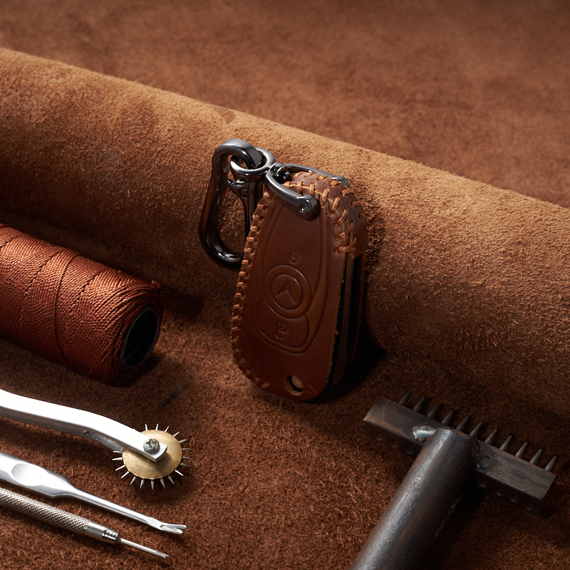 Bao da chìa khóa ô tô vinfast fadil dạng hộp da bò