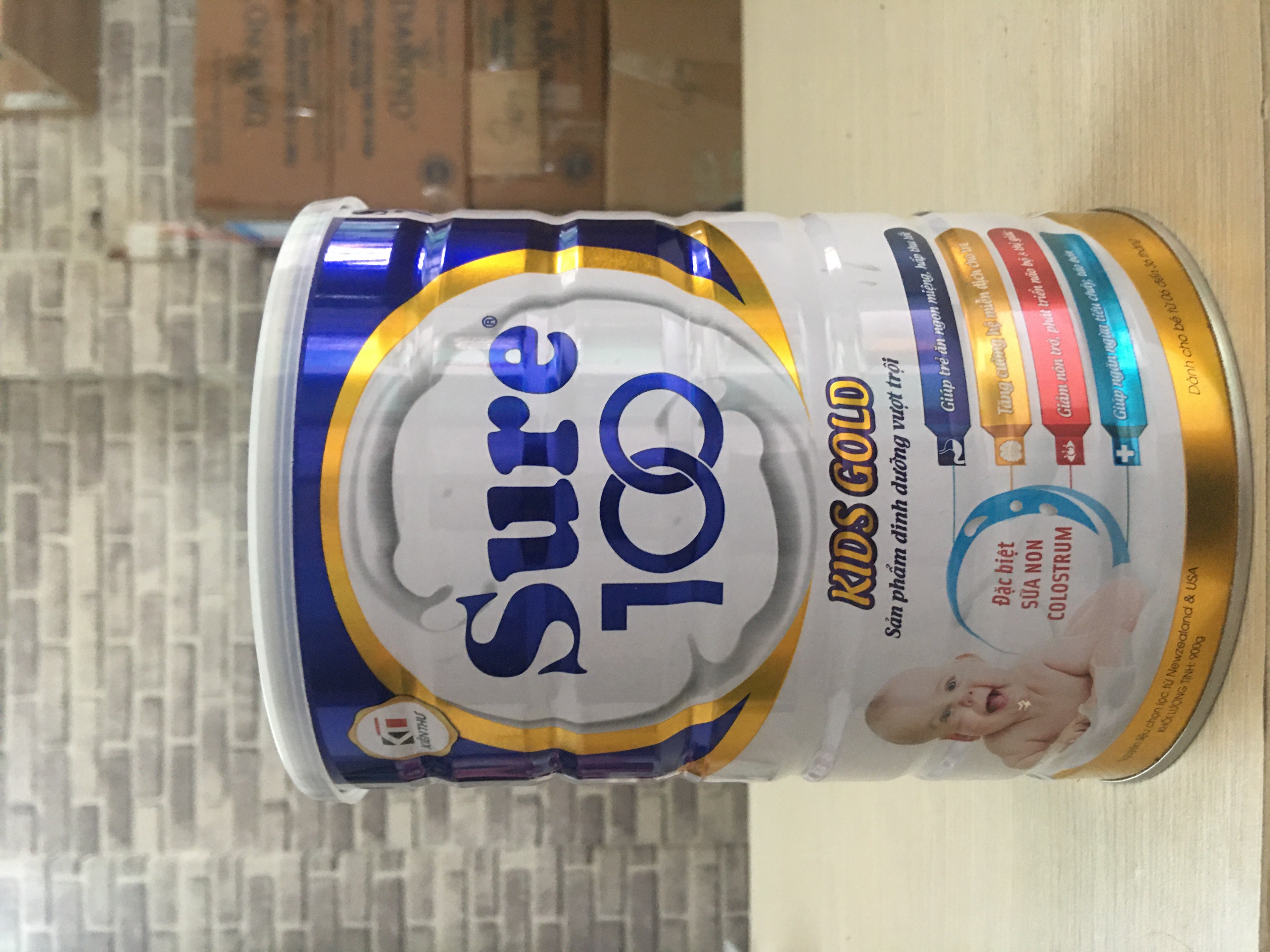 Sữa Sure 100 Kid Gold 900g