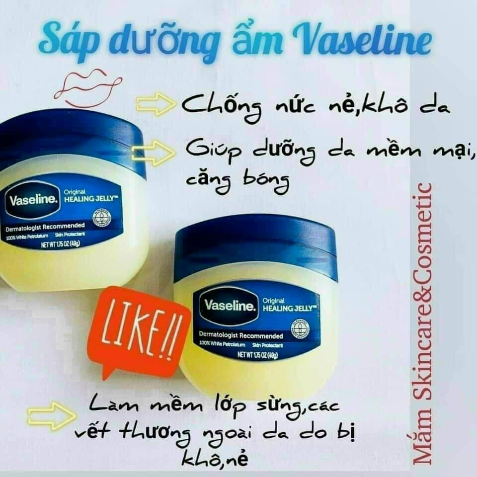 SÁP DƯỠNG Ẩm VASELINE Mỹ 49G