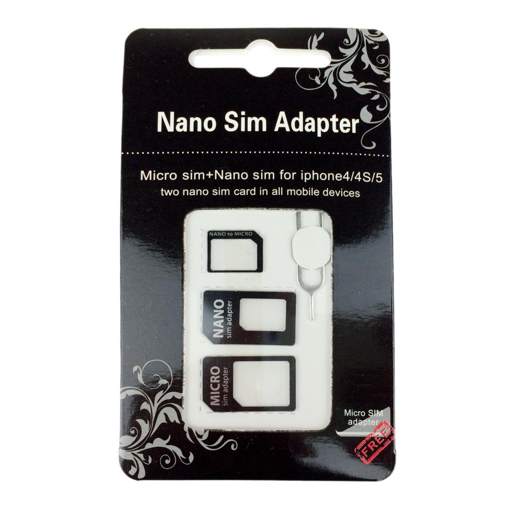 Combo 2 Bộ Kit Adapter khay sim Noosy và Que chọc sim