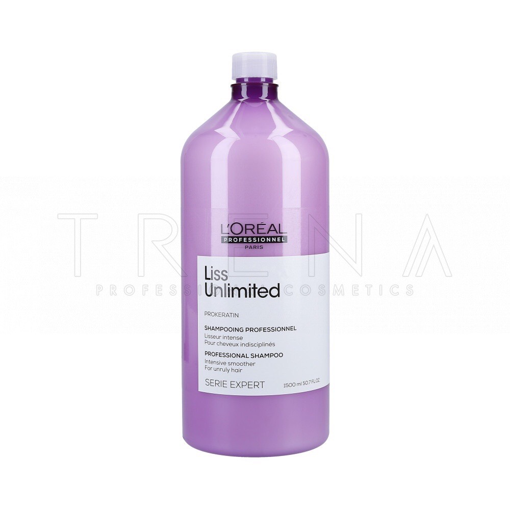 Dầu gội giúp tóc suôn mềm và giảm xơ rối L'Oreal Serie Expert Liss Unlimited 1500ml Dầu gội giúp tóc suôn mềm và giảm xơ rối L'Oreal Serie Expert Liss Unlimited 1500ml